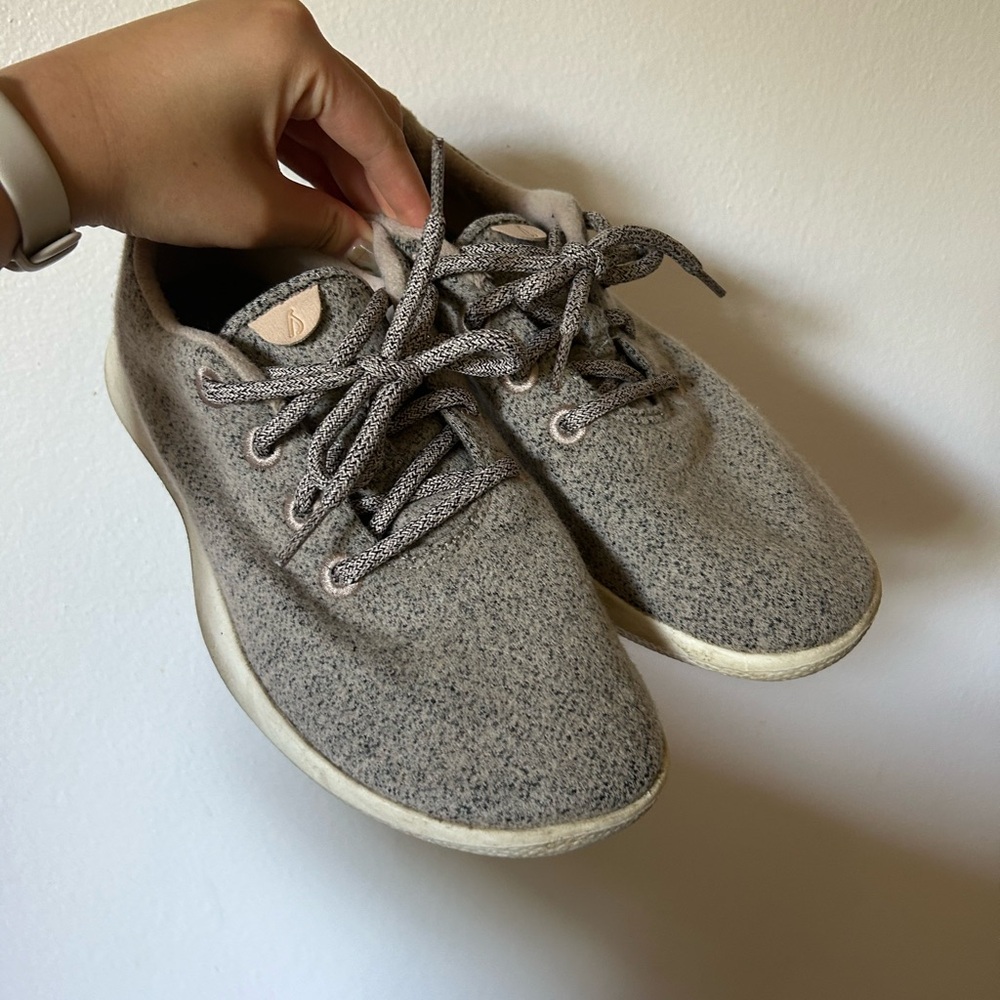 All it’s taupe Gray Wool Sneakers